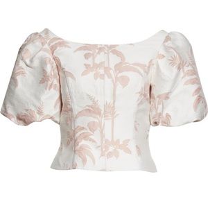 Ted Baker Floral Jacquard Blouse